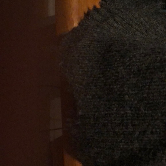 Zara Argyle Pattern Frayed Sweater - Picture 6 of 6